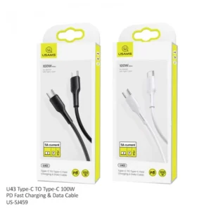 USAMS US-SJ459 U43 Type-C to Type-C 100W PD