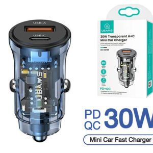 عضمة سيارة USB+TYPEC 30W CC164 C32